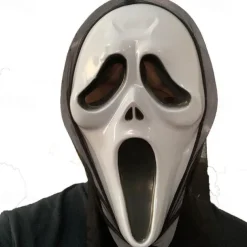 Ghostface Costume Mask Gloves Devil Ghost Skeleton Cosplay Costumes Horror Masks Ghost Face Scream Helmet Creepy Halloween Party Masquerade