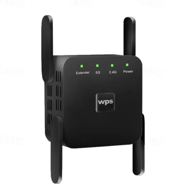 5Ghz WiFi Repeater Wireless Wifi Extender 1200Mbps Wi-Fi Amplifier 802.11N Long Range Wifi Signal Booster 2.4G Wifi Repiter