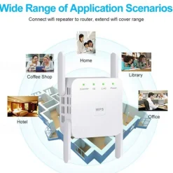 5Ghz WiFi Repeater Wireless Wifi Extender 1200Mbps Wi-Fi Amplifier 802.11N Long Range Wifi Signal Booster 2.4G Wifi Repiter