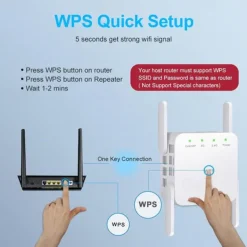 5Ghz WiFi Repeater Wireless Wifi Extender 1200Mbps Wi-Fi Amplifier 802.11N Long Range Wifi Signal Booster 2.4G Wifi Repiter