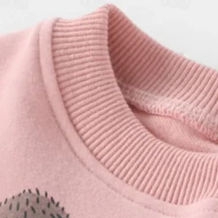 Girls' 3D Animal Cartoon Hoodie & Sweatpants Set Clothing Set Long Sleeve Fall Winter Fashion Casual Kids 2-6 Years Vacation Regular Fit