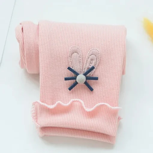 Girls' 3D Animal Leggings Spring Fall Cute Basic Tights Kids 3-8 Years Daily Wear Casual Daily Regular Fit