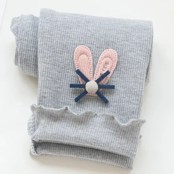 Girls' 3D Animal Leggings Spring Fall Cute Basic Tights Kids 3-8 Years Daily Wear Casual Daily Regular Fit