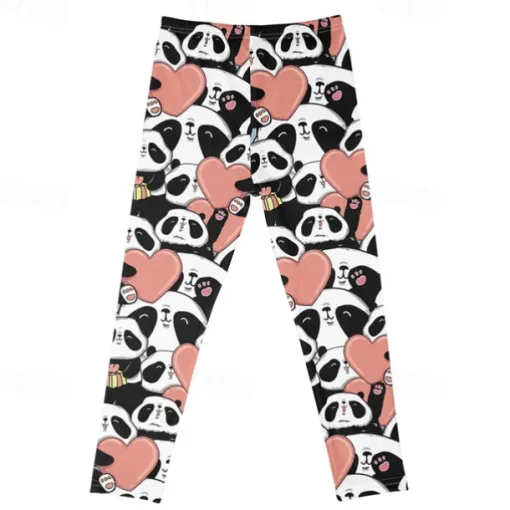 Girls' 3D Cartoon Pants Leggings Spring Fall Active Basic Kids 4 years+ Outdoor Casual Daily Regular Fit