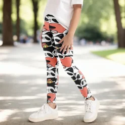 Girls' 3D Cartoon Pants Leggings Spring Fall Active Basic Kids 4 years+ Outdoor Casual Daily Regular Fit