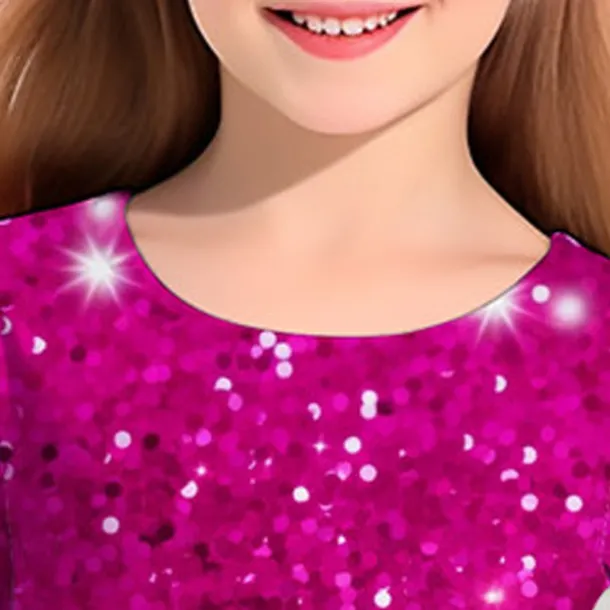 Girls' 3D Color Gradient Dress Long Sleeve 3D Print Spring Fall Vacation Sports & Outdoor Daily Cute Casual Beautiful Kids 3-12 Years Casual Dress A Line Dress Above Knee Regular Fit
