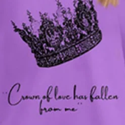 Girls' 3D Crown Sweatshirt & Legging Set Pink Long Sleeve 3D Print Spring Fall Active Fashion Daily Kids 3-12 Years Crew Neck Outdoor Vacation Date Regular Fit