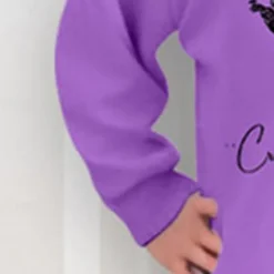 Girls' 3D Crown Sweatshirt & Legging Set Pink Long Sleeve 3D Print Spring Fall Active Fashion Daily Kids 3-12 Years Crew Neck Outdoor Vacation Date Regular Fit