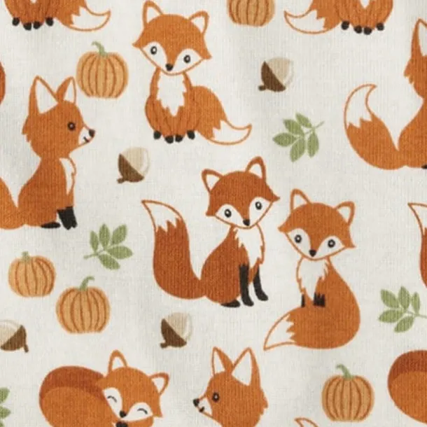 Girls' 3D Fox Pajama Sets Long Sleeve 3D Print Fall Winter Active Fashion Cute Kids 3-12 Years Crew Neck Home Causal Indoor Regular Fit