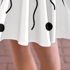 Girls' 3D Graphic Butterfly Dress Long Sleeve 3D Print Summer Fall Sports & Outdoor Daily Holiday Cute Casual Beautiful Kids 3-12 Years Casual Dress A Line Dress Above Knee Polyester Regular Fit