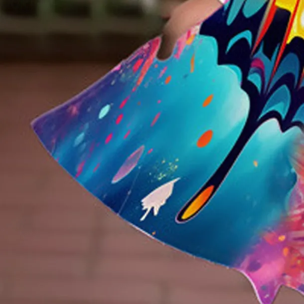 Girls' 3D Graphic Butterfly Dress Long Sleeve 3D Print Summer Fall Vacation Sports & Outdoor Daily Cute Casual Beautiful Kids 3-12 Years Casual Dress A Line Dress Above Knee Regular Fit