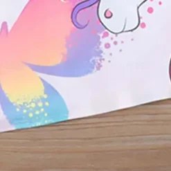 Girls' 3D Graphic Cartoon Unicorn Dress Sleeveless 3D Print Summer Spring Sports & Outdoor Daily Holiday Cute Casual Sweet Kids 3-12 Years Casual Dress A Line Dress Tank Dress Above Knee Polyester