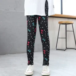 Girls' 3D Graphic Pants Leggings Summer Spring Active Basic Kids 4-12 Years Outdoor Casual Daily Regular Fit