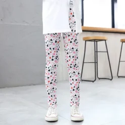 Girls' 3D Graphic Pants Leggings Summer Spring Active Basic Kids 4-12 Years Outdoor Casual Daily Regular Fit