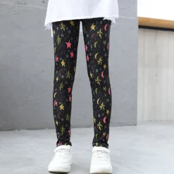 Girls' 3D Graphic Pants Leggings Summer Spring Active Basic Kids 4-12 Years Outdoor Casual Daily Regular Fit