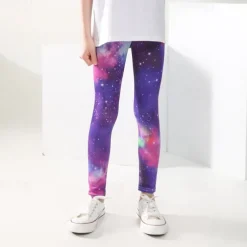 Girls' 3D Graphic Pants Leggings Summer Spring Active Basic Kids 4-12 Years Outdoor Casual Daily Regular Fit