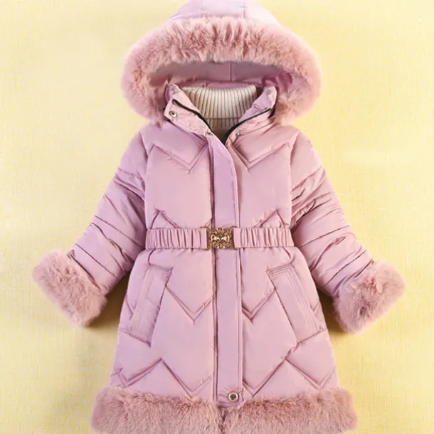Girls' 3D Kids Puffer Jacket Plain Down Jacket Coat Puffer Jacket Long Sleeve Winter Cute Adorable Kids 3-10 Years Daily Regular Fit