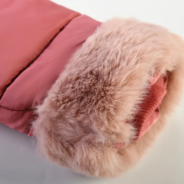 Girls' 3D Kids Puffer Jacket Plain Down Jacket Coat Puffer Jacket Long Sleeve Winter Cute Adorable Kids 3-10 Years Daily Regular Fit