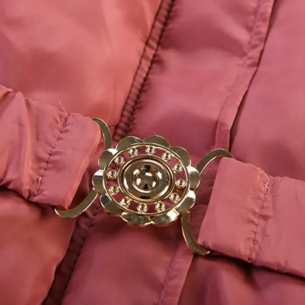 Girls' 3D Kids Puffer Jacket Plain Down Jacket Coat Puffer Jacket Long Sleeve Winter Cute Adorable Kids 3-10 Years Daily Regular Fit