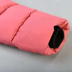 Girls' 3D Kids Puffer Jacket Plain Down Coat Parka Puffer Jacket Long Sleeve Winter Cute Adorable Kids 10-13 Years Regular Fit