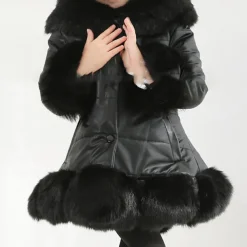 Girls' 3D Kids Winter Jacket Plain Coat Down Coat Puffer Jacket Long Sleeve Fall Winter Active Basic Kids 2-12 Years Vacation Street Regular Fit