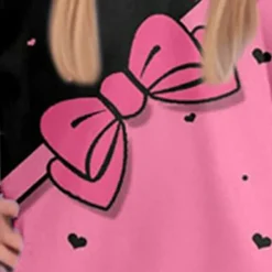 Girls' 3D Letter Sweatshirt & Legging Set Set Long Sleeve 3D Print Fall Winter Active Fashion Daily Kids 4-12 Years Crew Neck Outdoor Vacation Date Regular Fit