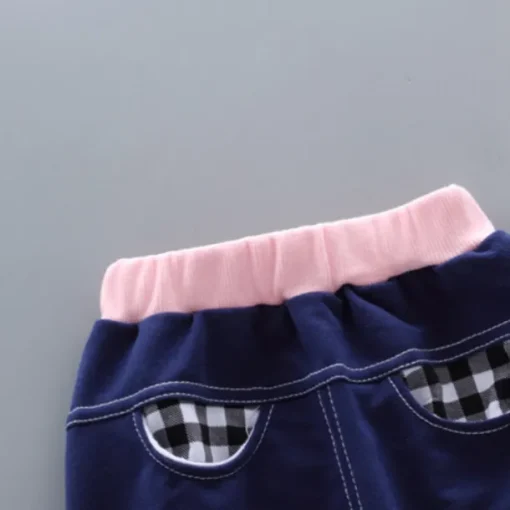 Girls' 3D Plaid Letter Clothing Set Long Sleeve Fall Basic Toddler 1-3 Years School Outdoor Indoor Regular Fit