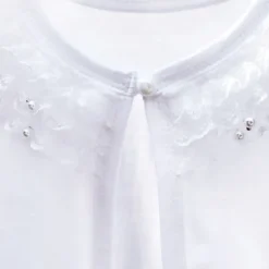 Girls' 3D Plain Coat Long Sleeve Summer Spring Active Cute Kids 2-12 Years Street Daily Regular Fit