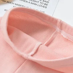 Girls' 3D Solid Color Pants Leggings Fall Winter Active Basic Kids 4 years+ Outdoor Casual Daily Regular Fit