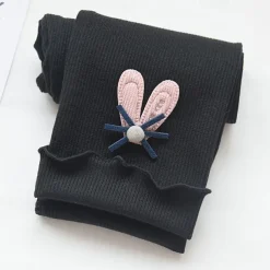 Girls' 3D Solid Color Pants Leggings Fall Winter Active Basic Kids 4 years+ Outdoor Casual Daily Regular Fit