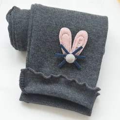 Girls' 3D Solid Color Pants Leggings Fall Winter Active Basic Kids 4 years+ Outdoor Casual Daily Regular Fit