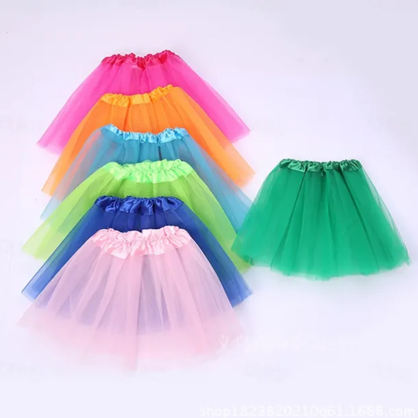Girls' 3D Solid Color Shorts Summer Spring Kids 3-12 Years