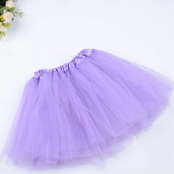 Girls' 3D Solid Color Shorts Summer Spring Kids 3-12 Years