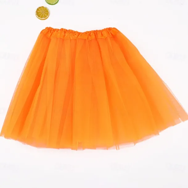 Girls' 3D Solid Color Shorts Summer Spring Kids 3-12 Years