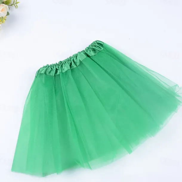 Girls' 3D Solid Color Shorts Summer Spring Kids 3-12 Years