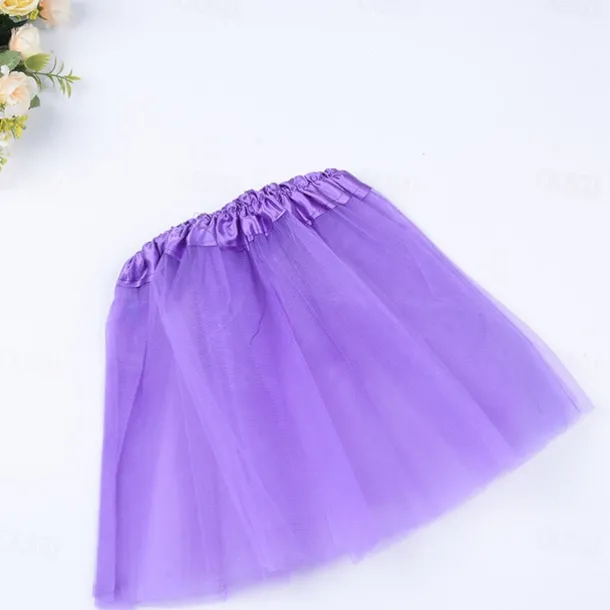 Girls' 3D Solid Color Shorts Summer Spring Kids 3-12 Years