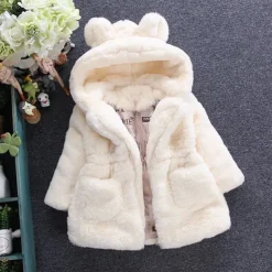 Girls' 3D Solid Colored Jacket & Coat Streetwear Kids School