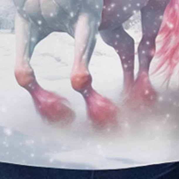 Girls' 3D Unicorn Tee Shirts Long Sleeve 3D Print Fall Winter Active Fashion Cute Kids 3-12 Years Crew Neck Outdoor Casual Daily Regular Fit