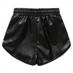 Girls Metallic Shorts Shiny Hot Pants Sparkly Dance Outfits Short Pants