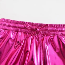 Girls Metallic Shorts Shiny Hot Pants Sparkly Dance Outfits Short Pants