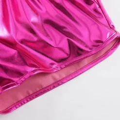 Girls Metallic Shorts Shiny Hot Pants Sparkly Dance Outfits Short Pants