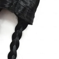 Girls' Wednesday Addams Outfit Black Dress Bag Wig For Kid's Teen Addams Family Wednesday Dress World Book Day Cosplay Costume Little Black Dress 110cm-160cm