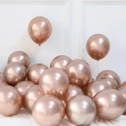 Glossy Metal Pearl Latex Balloons Thick Chrome Metallic Inflatable Air Balloons Party Decoration 100/50/30/10PCS