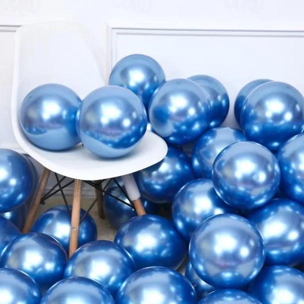 Glossy Metal Pearl Latex Balloons Thick Chrome Metallic Inflatable Air Balloons Party Decoration 100/50/30/10PCS