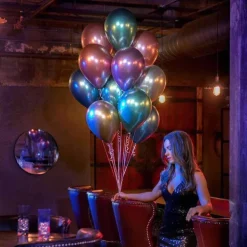 Glossy Metal Pearl Latex Balloons Thick Chrome Metallic Inflatable Air Balloons Party Decoration 100/50/30/10PCS