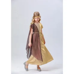 Goddess Carnival Costume Dress Halloween Group Family Costumes Kid's Adults' Women's Girls' Medieval Ancient Greek Rome Performance Party Halloween Carnival Easy Carnival Costume