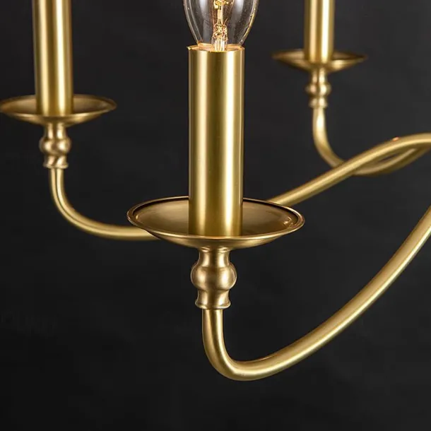 Gold Chandelier 8-Light Modern Chandelier for Dining Room, Bedroom, Foyer, Living Room, Kitchen Island, Entryway, Office, Bar,Farmhouse Decor 110-240V