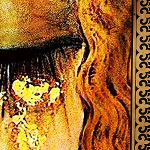 Golden Tears Gustav Klimt Wall Tapestry Art Decor Wall Hanging Backdrop Curtain Home Bedroom Living Room Decoration