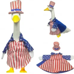 Goose Outfit Set Costume for Geese Birthday Party Garden Decor Goose Clothes Yard Statue Costume