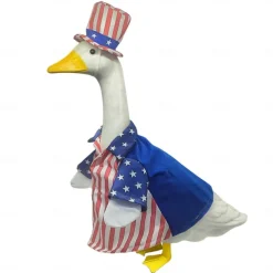 Goose Outfit Set Costume for Geese Birthday Party Garden Decor Goose Clothes Yard Statue Costume